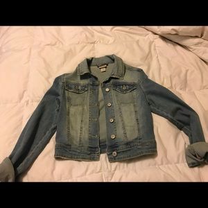 Mossimo jean jacket, NWT, slightest stain LR side